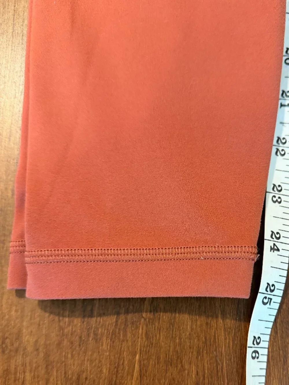 Lululemon Align High Rise 25” Orange/Rust Yoga Pants Leggings Size 4
